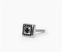 Mono orecchino Mabina Uomo in Argento Zircone 563622 - 563622